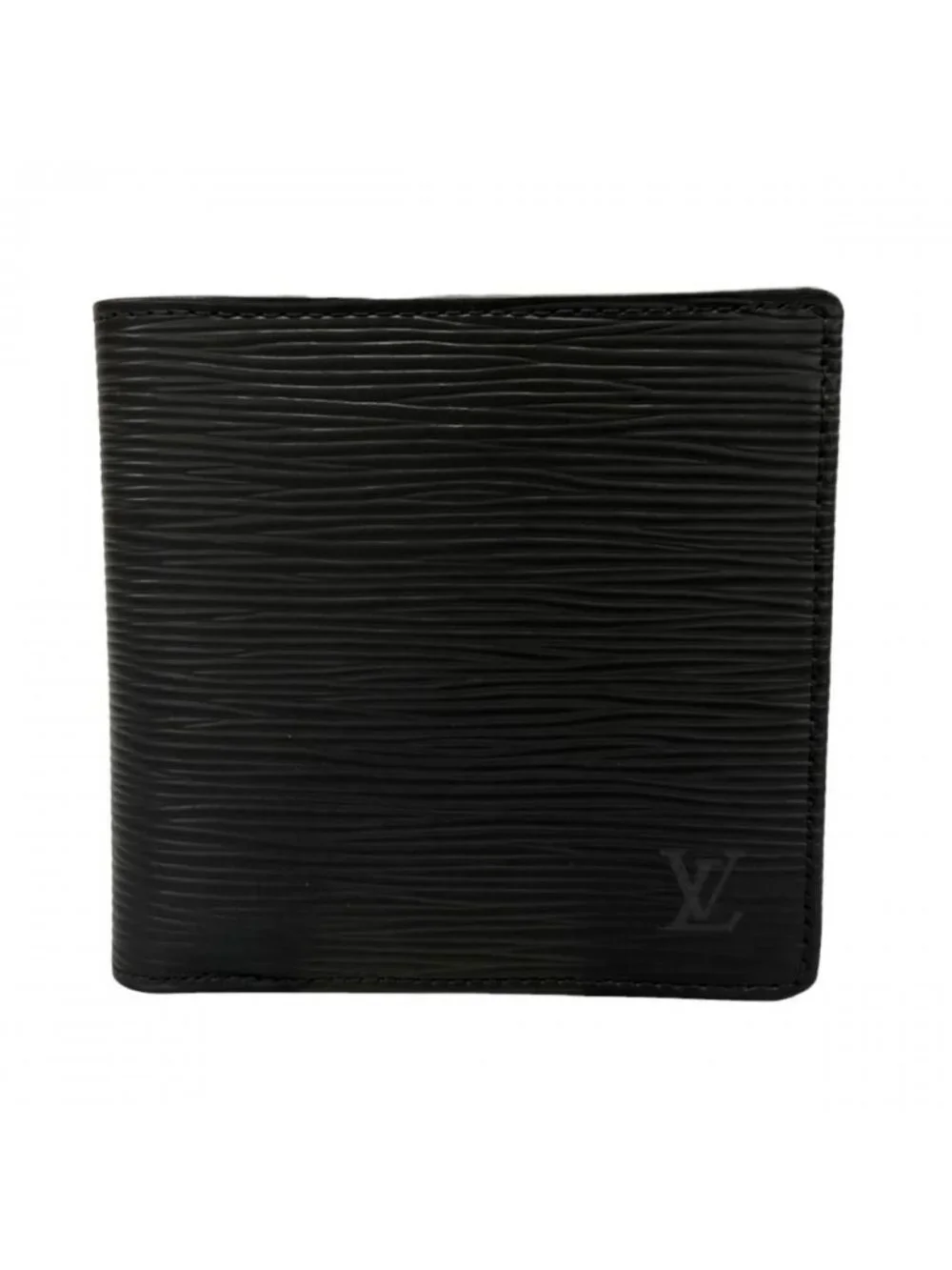Louis Vuitton Bifold Wallet Portefeuille Marco Epi Leather Black